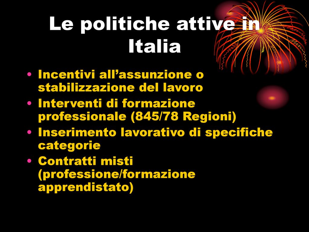 Le Politiche Del Lavoro Ppt Scaricare